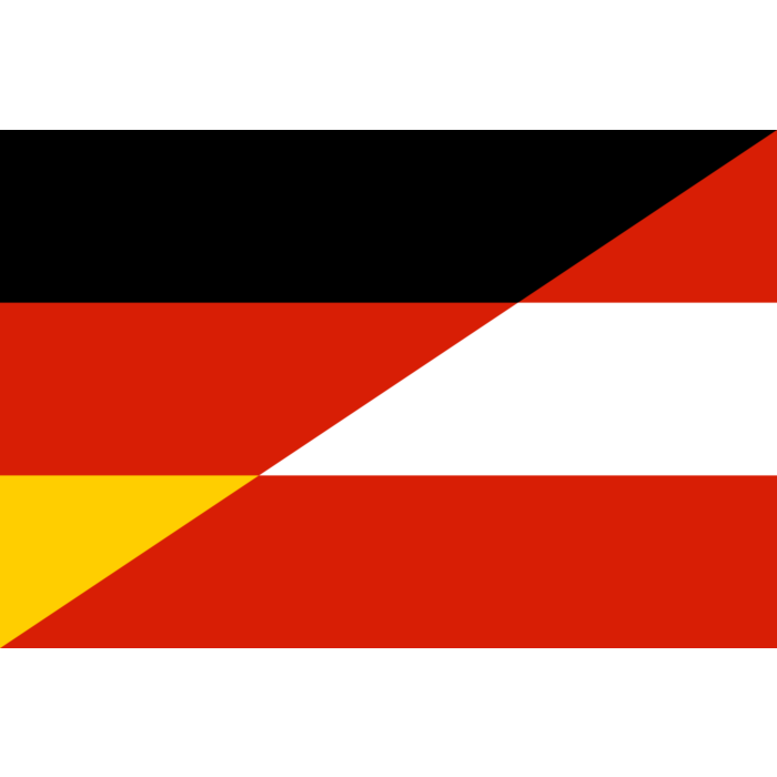 Villa Ganzstein auf Deutsch Flagge